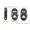 10mm Mini Buckle Nylon Pet Harness for Small Dogs, Adjustable DIY Craft Strap