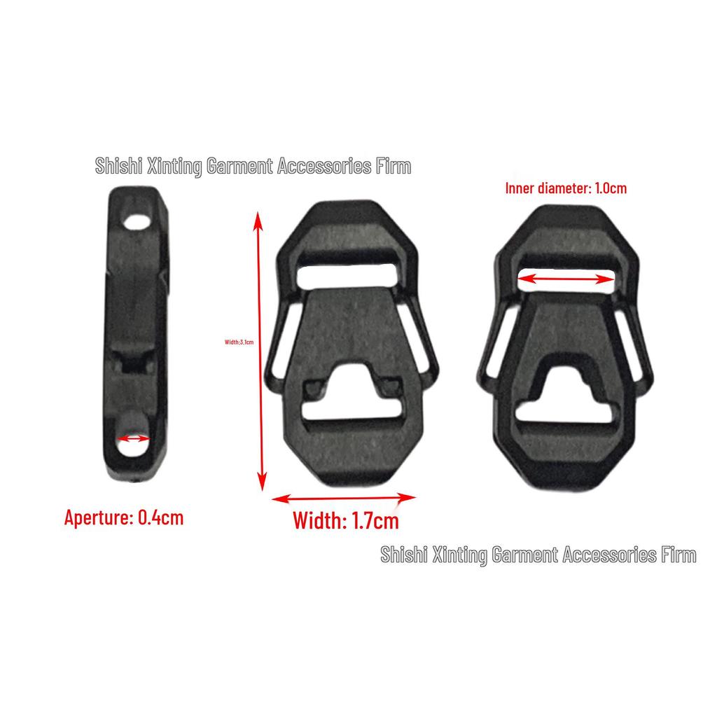 10mm Mini Buckle Nylon Pet Harness for Small Dogs, Adjustable DIY Craft Strap