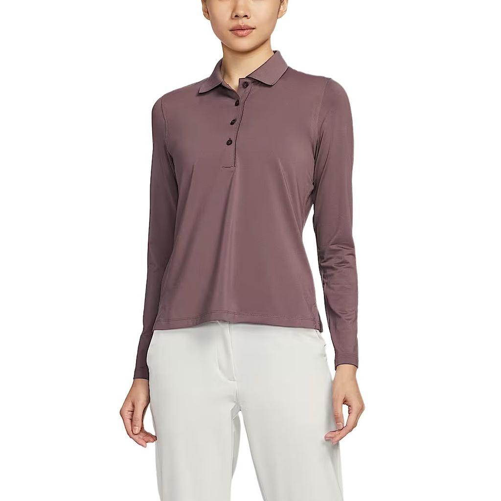 Nike Golf Club Dri-Fit Quick-Dry Sun Protection Pullover Long Sleeve Golf Shirt Women Tops IH0504-502