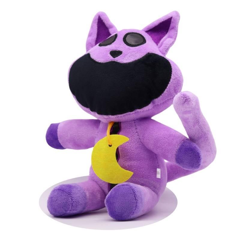 Poppy Playtime Smiling Critters Plush Toys 30cm Purple Laying Position Super Soft Short Plush Animal Collection