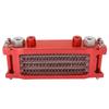 Motorcycle Oil Cooler Kit Aluminum 4 Rows High Efficiency Replacement for Monkey 50cc To 110cc Moto Oil Cooler Red