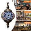 Turkish Moroccan Mosaic Handmade Mosaic Hanging Ceiling Lamp 5IN Diameter Pendant Chandelier Living Room Bedroom Home Decor