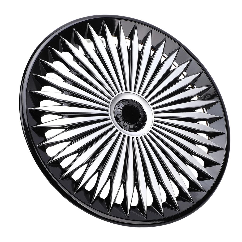 Set 4 Pezzi Copricerchi Auto 16 Pollici Eleganti Clip-On ABS R16 Sostituzione per la Maggior Parte di Auto Camion SUV