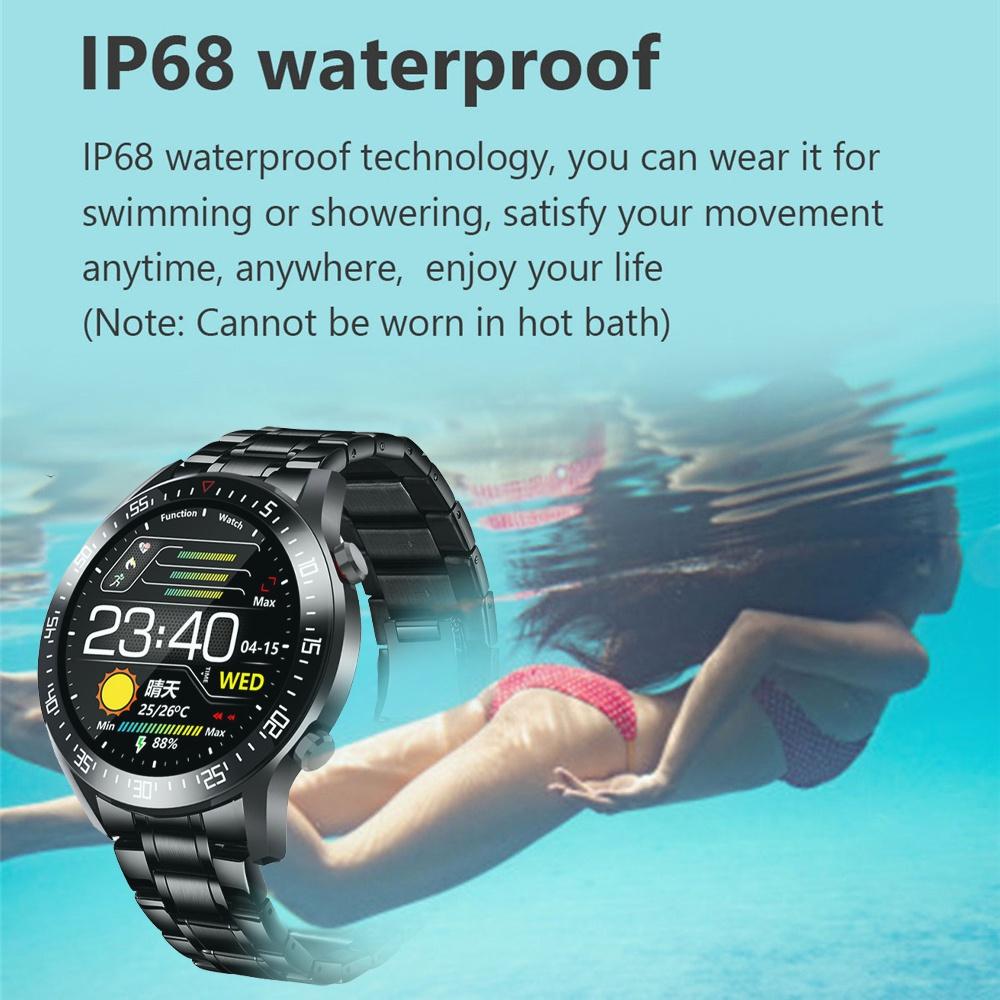 Luxusuhr Männer Full Touch Screen Smartwatch für Android IOS Edelstahl IP68  Wasserdichte Elektronik Sport Armbanduhr Herzfrequenzmesser Schlaf günstig  kaufen — Preis, kostenlose Lieferung, echte Bewertungen mit Fotos — Joom