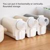 Grain Can Ergonomic Handle Measuring Cup Design Storage Container with Lid