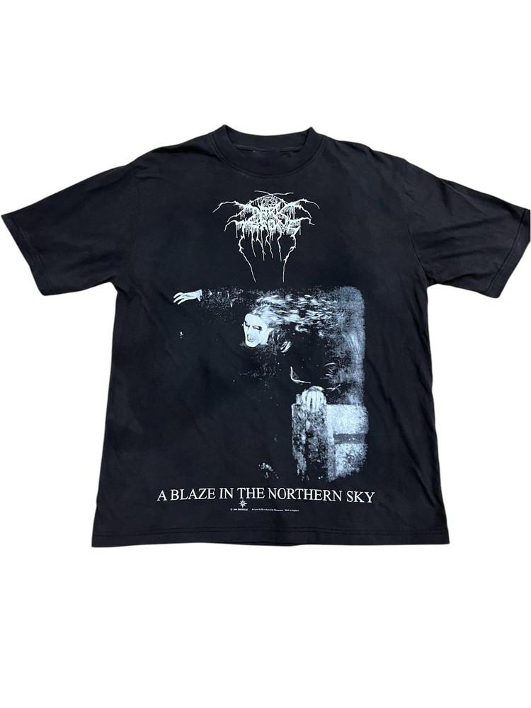 

Винтажная футболка Darkthrone 1990-х годов A blaze in the Northern sky Унисекс Все размеры S-4XL Унисекс Футболка M