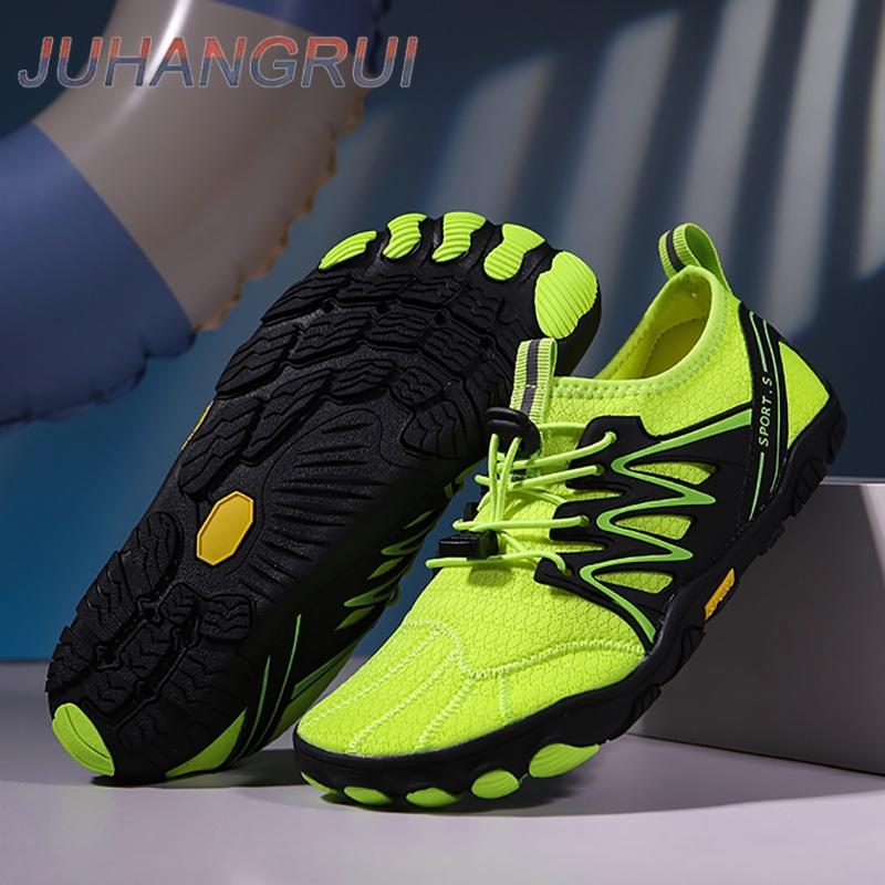 Water Sports Shoes for Mens Womens Quick Dry Non-Slip Five Finger Shoes Outdoor Wading Swimming Barefoot Aqua Shoes Lightweight