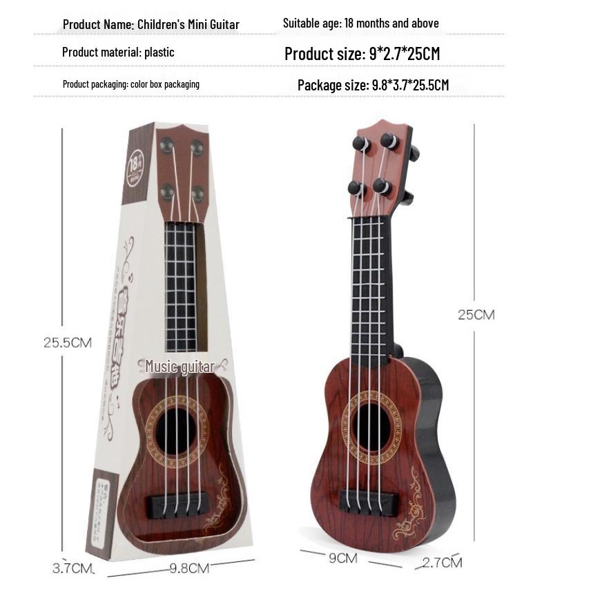 Mini Ukulele Toy - Educational Musical Instrument for Kids