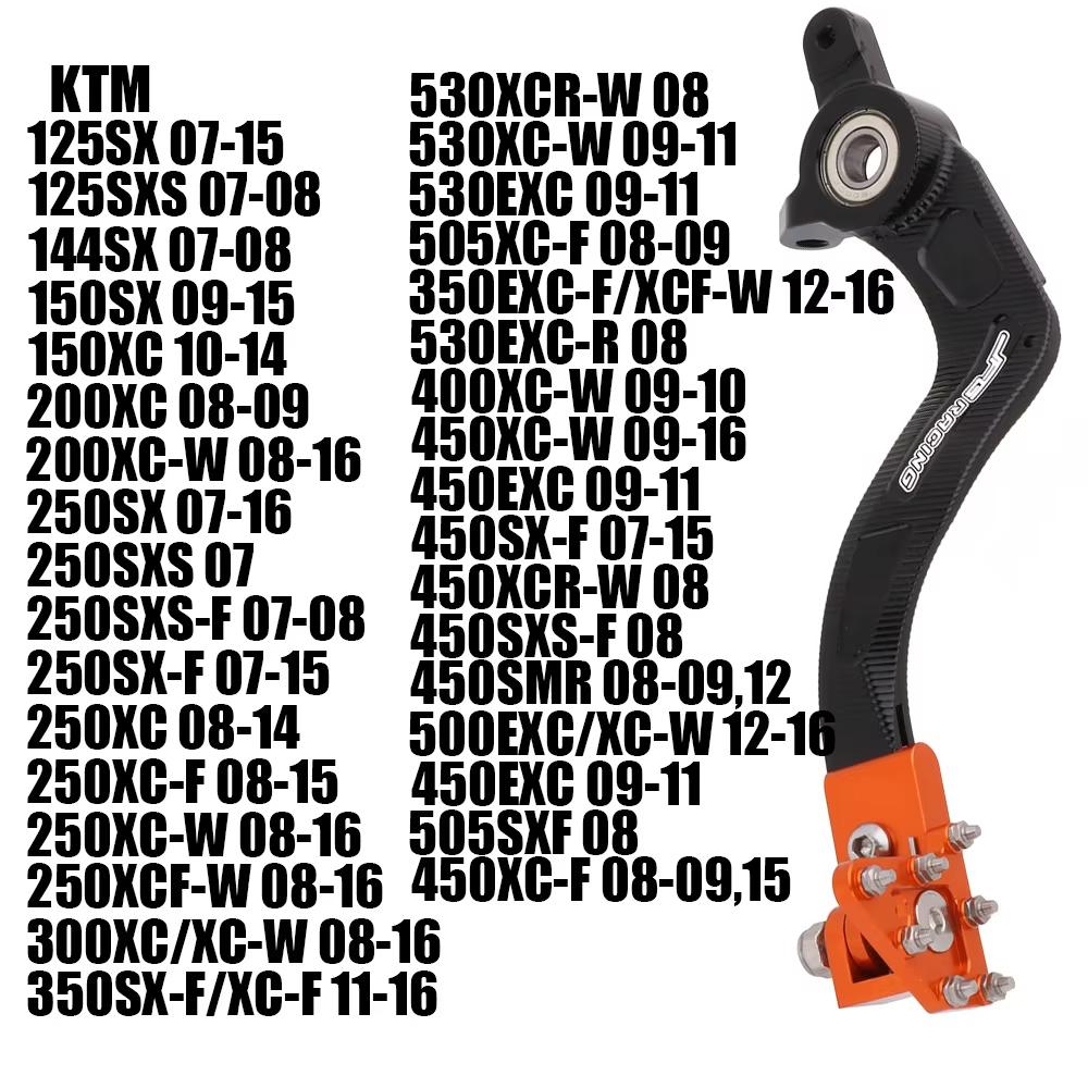 For Ktm SX XC XCW SXF XCF XCFW EXCF EXC 125 144 150 200 250 350 450 500 530 Foot Brake Lever Pedal Gear Shift Lever Pedal Sets