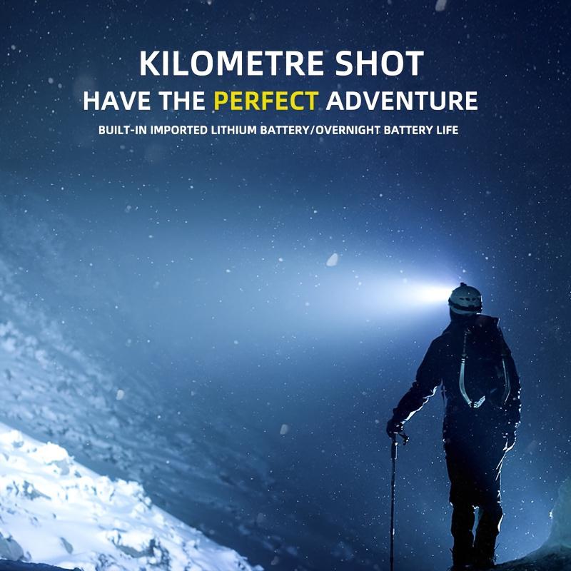 Strong Light Headlamp Led Five Head Aircraft Light Usb Rechargeable Head Mounted Small Flashlight Outdoor Mining Headlamp