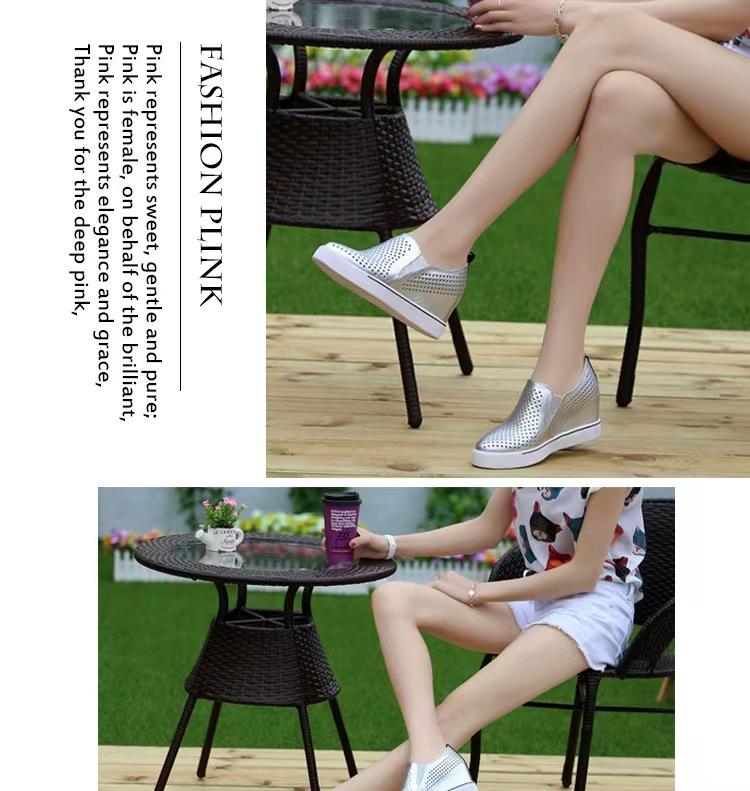 2024 Frühling/Sommer Damen Koreanischer Stil Weiße Slipper - Weiches Leder, Dicke Sohle, Lässige Einzelne Schuhe.