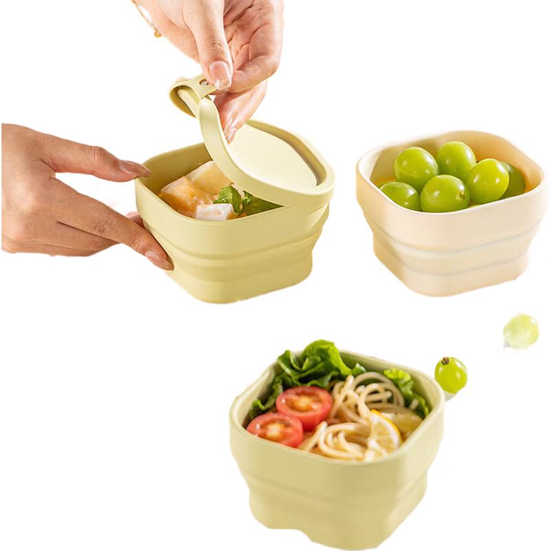 Portable Collapsible Silicone Travel Bowl
