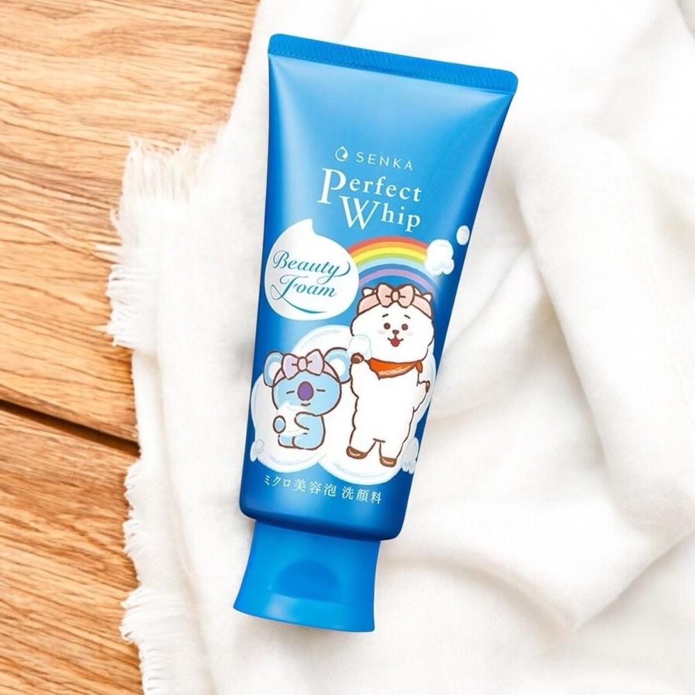 BT21 Senka Perfect Whip Collection Original Blue Limited Edition 120g.
