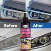 Professional Car Headlight Restoration Kit - Removes Yellow Coating, Enhances Brightness & Scratch Removal with Polishing | PE M