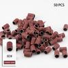 50Pcs Drum Sanding Kit 80# 120# 180# Nail Drill Bits Abrasive Tools Dremel Accessories Sandpaper Shank Rotary Tools