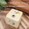 Creative Dice Cat Nest, Four Seasons Universal Cat Villa, Cat Avoid Toys, Catch and Wear-resistant Amusement Park for Pet