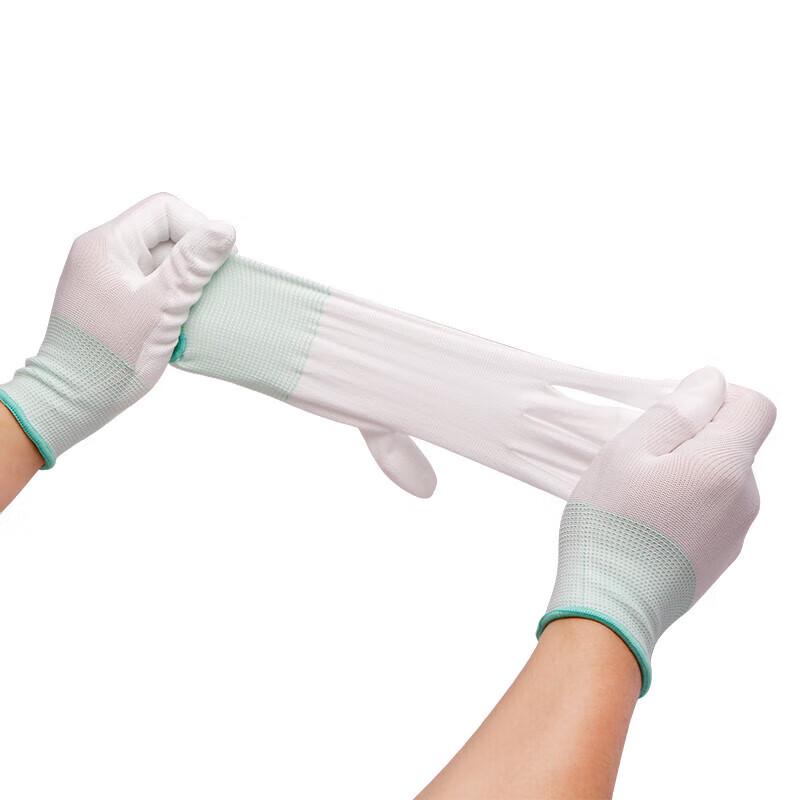 JINGRUIXIANG Anti-static PU Coated Finger Work Gloves