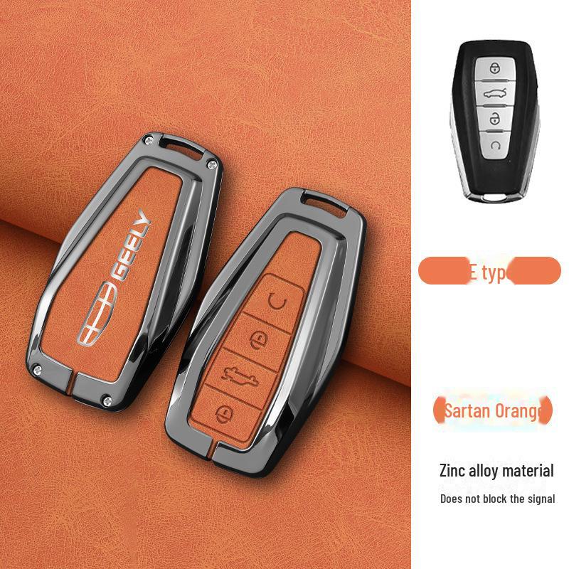 Fits: Geely Emgrand Key Cover - Xingrui, Xingyue L, Binrui Cool, Boyue, Binyue GS, GL Full Package, Metal Buckle