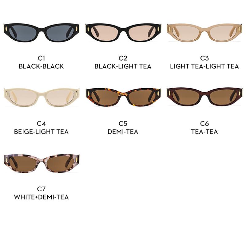 Women's sunglasses, men's and women's fashion small frame sunglasses