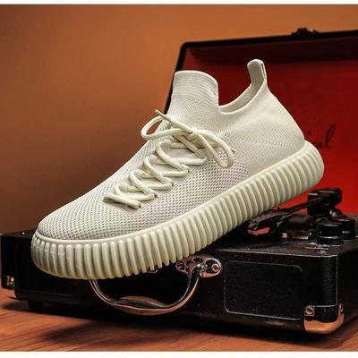 2025 Neue Damen-Netzschuhe Herren Freizeit-Gehschuhe Weichsohlige Autofahrerschuhe Elastische Socken Sport Studenten-Board-Schuhe