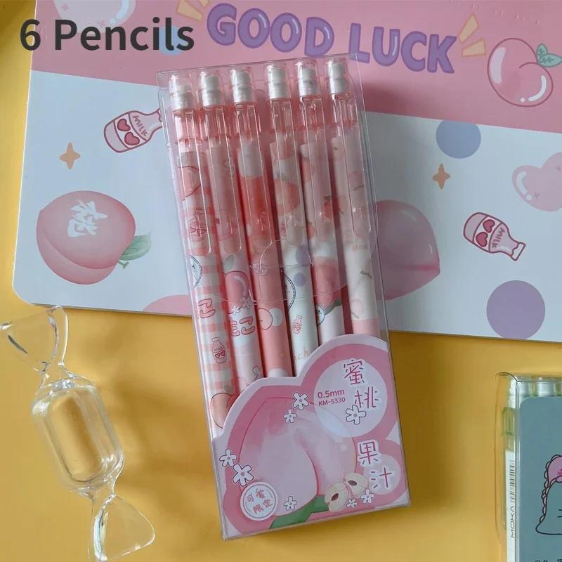 

Automatic Pencil Boxed Cartoon Activity Pencil Student Cute Creative Press Pen School Stationery With Eraser Gift (As shown-20664)-