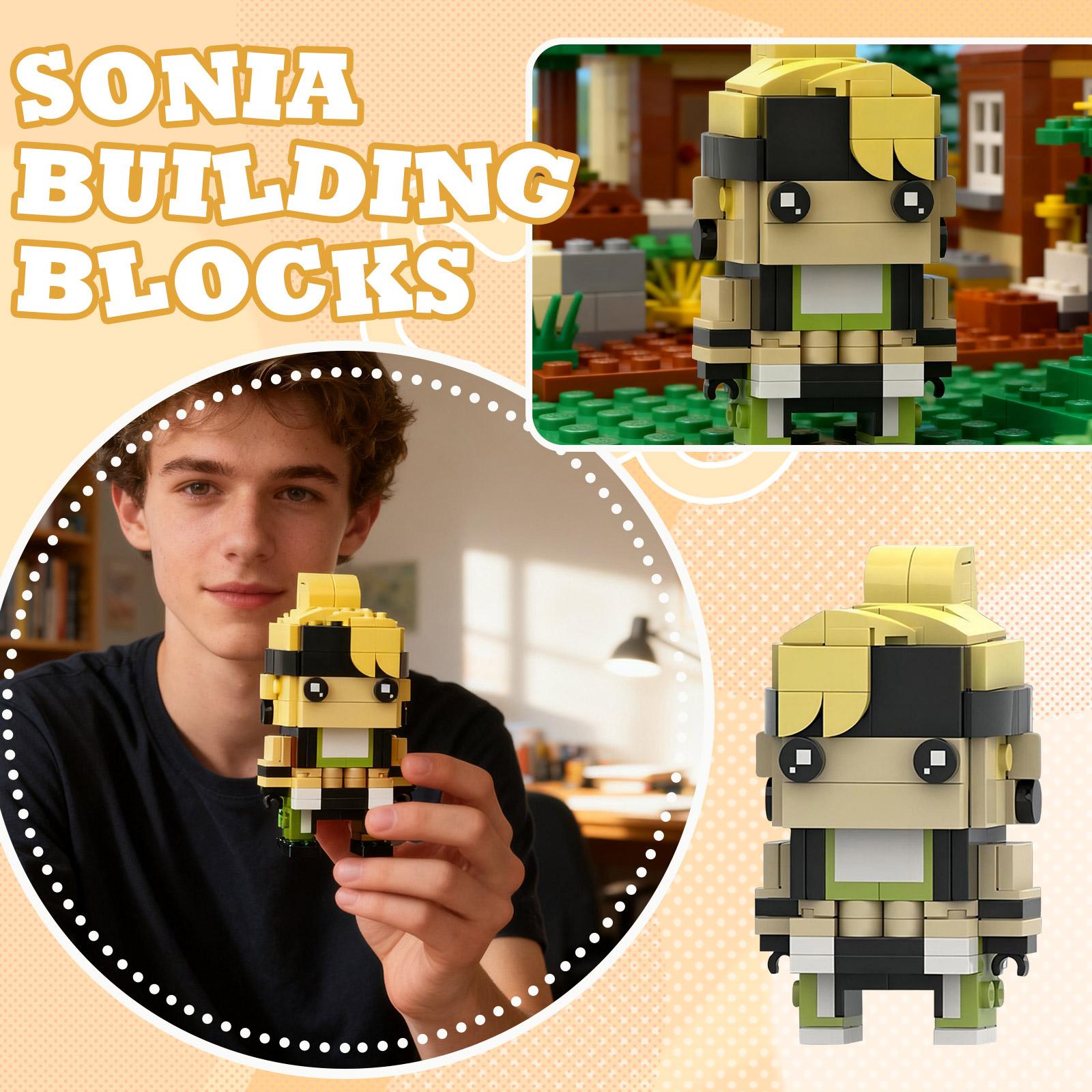 

Imitation Mystery Puppet Assembly Building Block Figure Model - Creative Building Block Anime Model, Suitable For Display And Collection Gifts. One Size