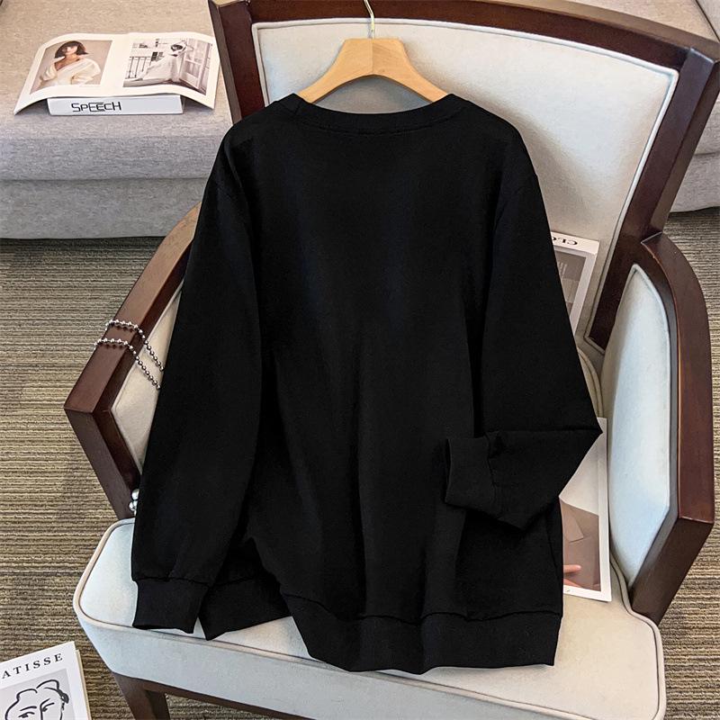 Plus Size 300 Jin Loose Hoodie for Autumn/Winter - Bust 150/160/170