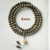 Braccialetto/Collana di Preghiera a 108 Perle Loto di Sandalo Verde e Bosso per Uomo & Donna