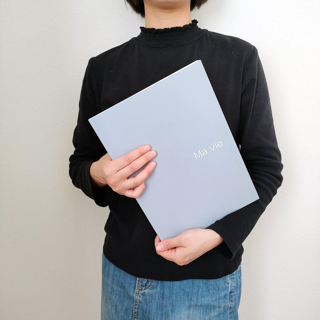 Home Building Notebook Notebook A4 Blue Gray #Iemana