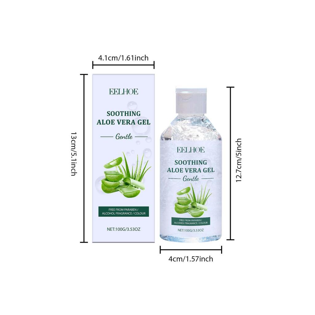 Aloe Vera Gel Hydrating Moisturizing Nourishing Care for Soft Glowing Skin Gentle Skincare