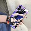 One Piece Cartoon Robin Zoron Case for iPhone 15 16 14 Plus XR 13 12 11 17 Pro Max 7 8 XS Max 17Air Black Soft Phone Cover