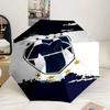 Football Club Emblem Umbrella 8-Frame for Travel, camping, Casual Lightweight Portable Umbrella, Essential for every family Holidays Gift