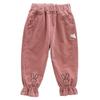 2024 Spring Korean Children's Corduroy Joggers - Big Ear Rabbit Design for Girls