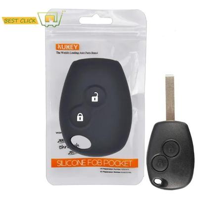 Silikon-Autoschlüsseletui für Renault Trafic Clio Kangoo Master Modus Twingo für Opel Movano Vivaro Cover Remote Fob Shell