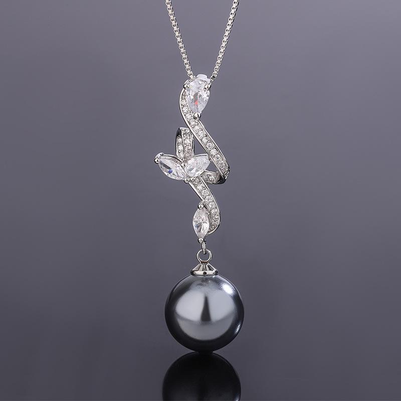 Ювелирные изделия Медное основание Позолоченные Перламутр Простой набор 14 мм