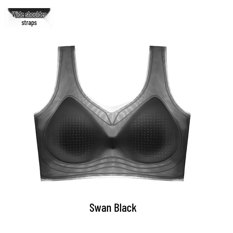 LangSha Women s Ice Silk Wireless Sports Bra B