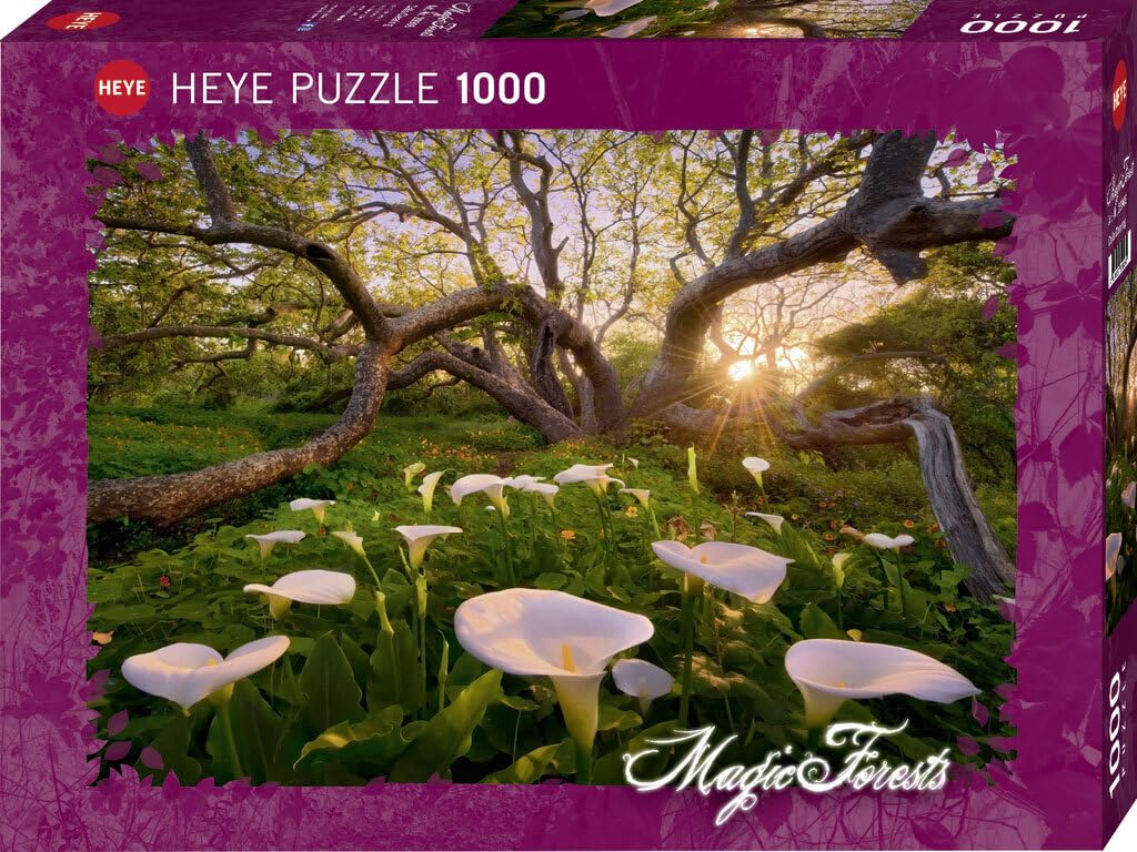 

1000-piece HEYE Puzzle Magic Forests: Calla Clearing, 50x70cm, 29906