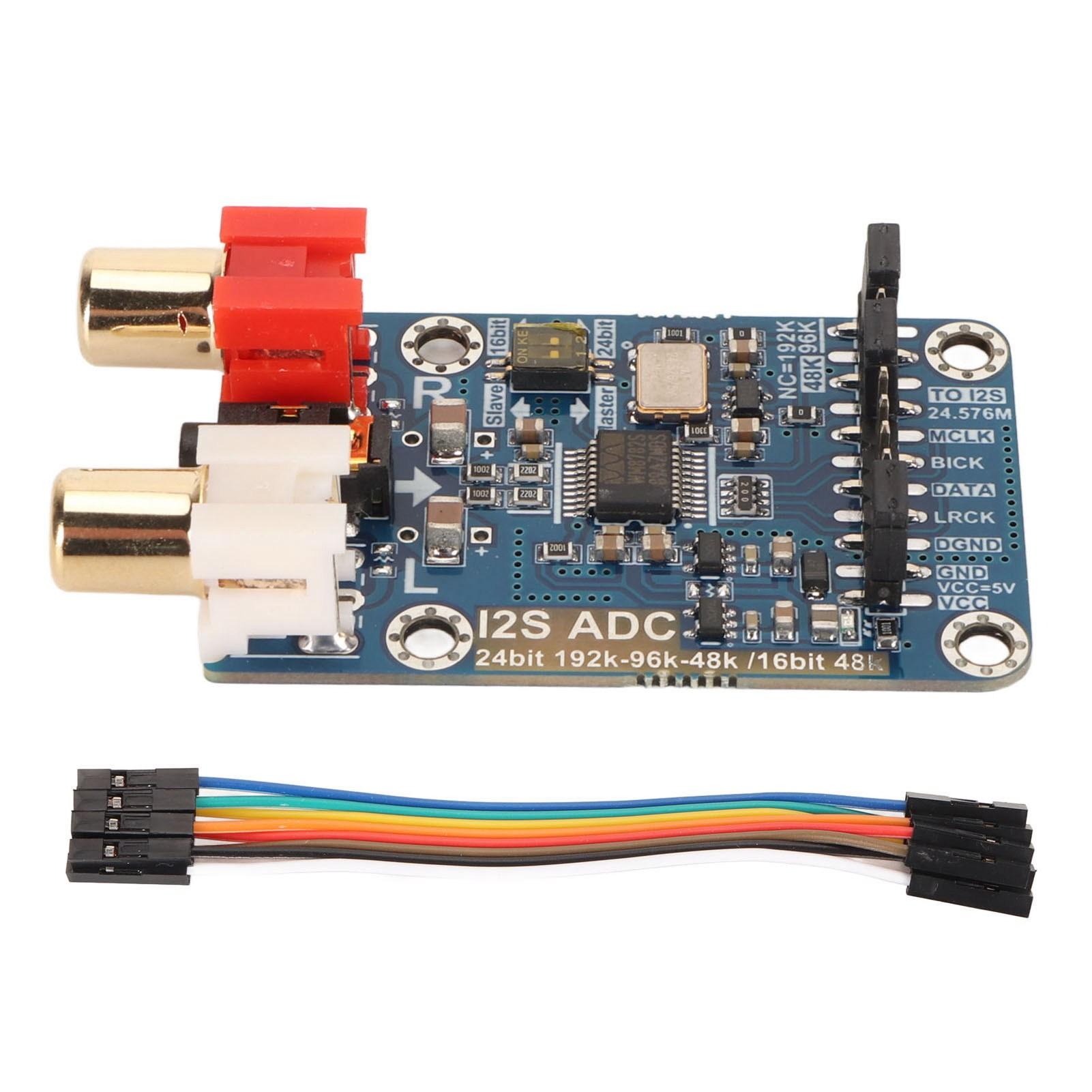 

I2S ADC o I2S Capture Card Module Master Slave Mode Development Board Lossless Digital o