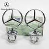 2025 Varmt For Benz 1 stk 44mm 3D Metall Blå Krom Stjerne Motorpanser Hette Logo Emblemer Merke for Mercedes Benz W202 W203 W204 W208 W210 W