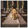 Crown Shaped Candle Holder Stable Base Metal Pedestal Candlestick Vintage Design Candle Stand Single Support Candlestick