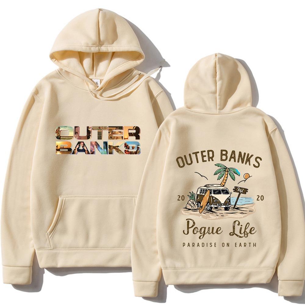 

Худи Outer Banks Мужское Худи Y2k Винтажные Худи Мальчик Пальто Графика Мужское Худи Толстовка Харадзюку Женская Толстовка S