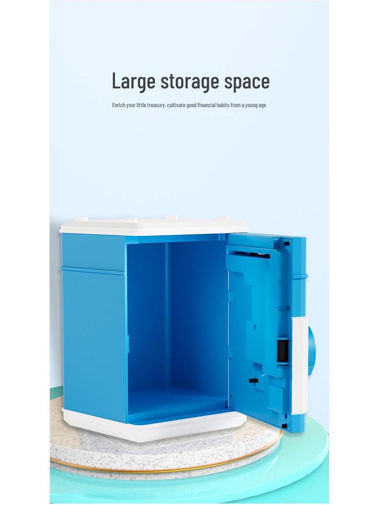Smart Drop-Proof Children's Piggy Bank: Automatic Door, Large Capacity, Password-Protected Safe