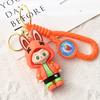 Cartoon Keychain Soft Rubber Doll Little Sheep Schoolbag Small Pendant