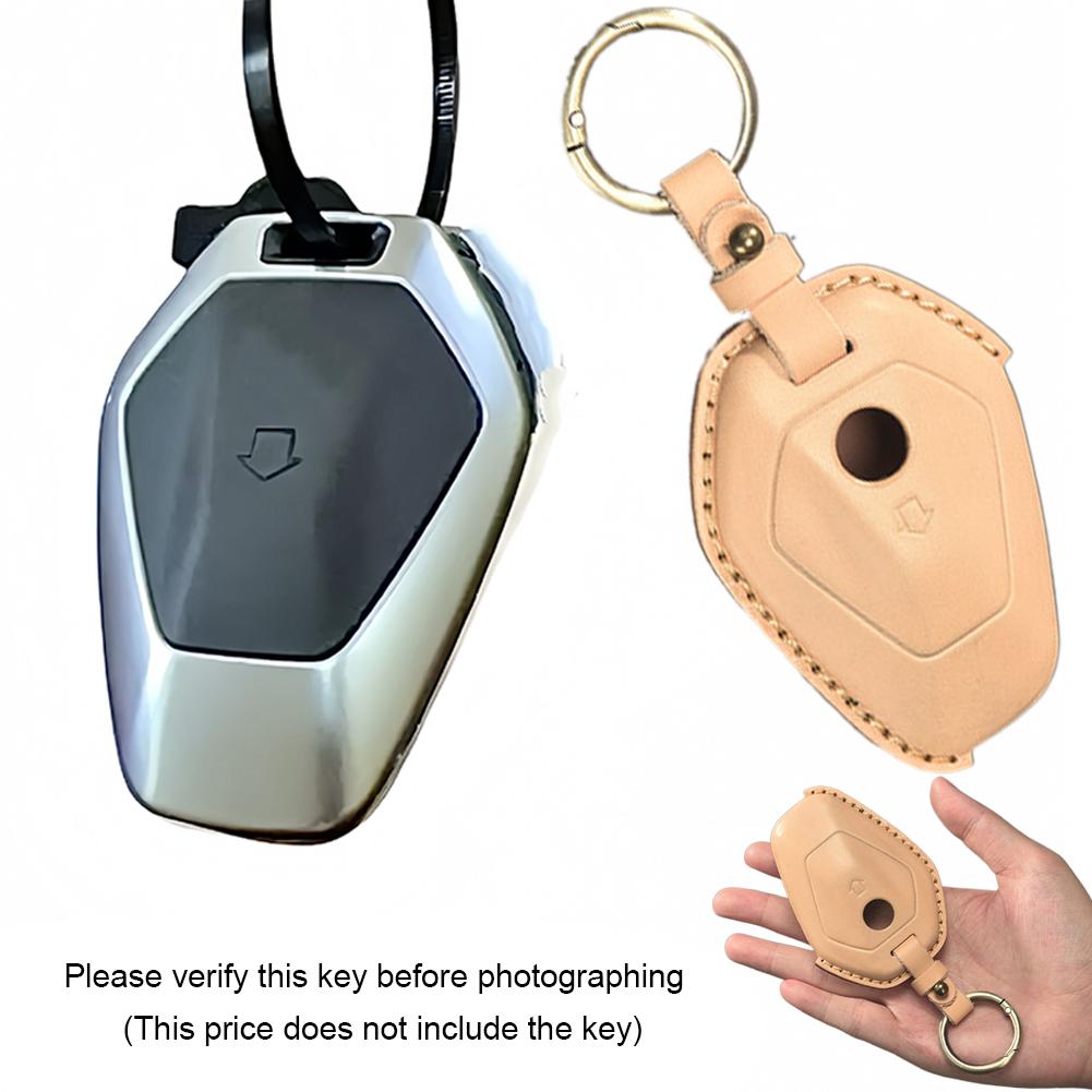 Motorcycle Leather Key Case Full Protection Motorcycle Keychain Remote Cover Bag Protective Case for BMW 1300GS R12