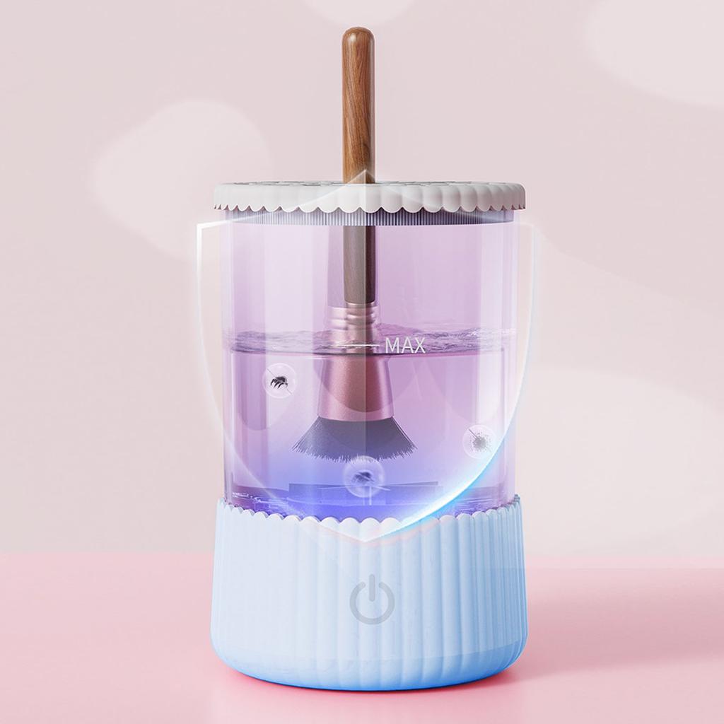 Elektryczny czyścik do pędzli do makijażu Szybkie miękkie czyszczenie Wielofunkcyjna pralka do pędzli do makijażu