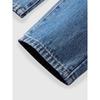 GXG Men's Washed Blue Classic Loose Straight-Leg Denim Jeans