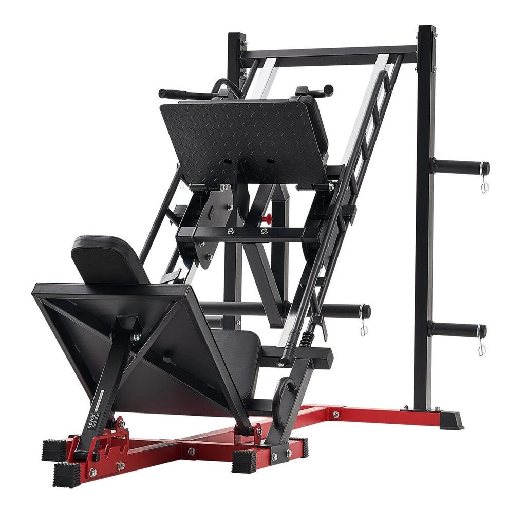 Leg Press Hack Squat Combo Machine Adjustable Lower Body Special Home Gym