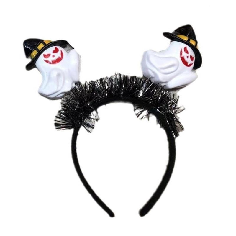 Decorative Hairband Adjustable Size Festives Hair Hoop Comfortable Halloween Headwears for Masquerades and Parties
