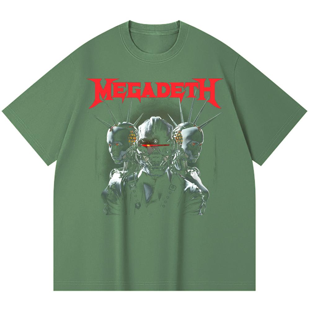 230 g/m² 100% Bavlna T-shirt Heavy Metal Rocková Kapela Tisk Populární Hudby Unisex Těžký Bavlněný T-shirt