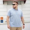Kurzarm-Poloshirts für Herren Arbeits-Pulloverhemden Feuchtigkeitsableitend Leichte Golfshirts Herren Sommer Lockerer Schnitt Mit Knopfleiste Kragen T-Shirt